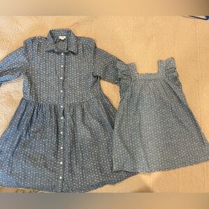 Mommy and Me J Crew Spring Dresses (Chambray)